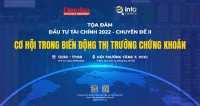 29/6: Toạ đàm Đầu tư Tài chính 2022 - Chuyên đề II: Cơ hội trong biến động thị trường Chứng khoán