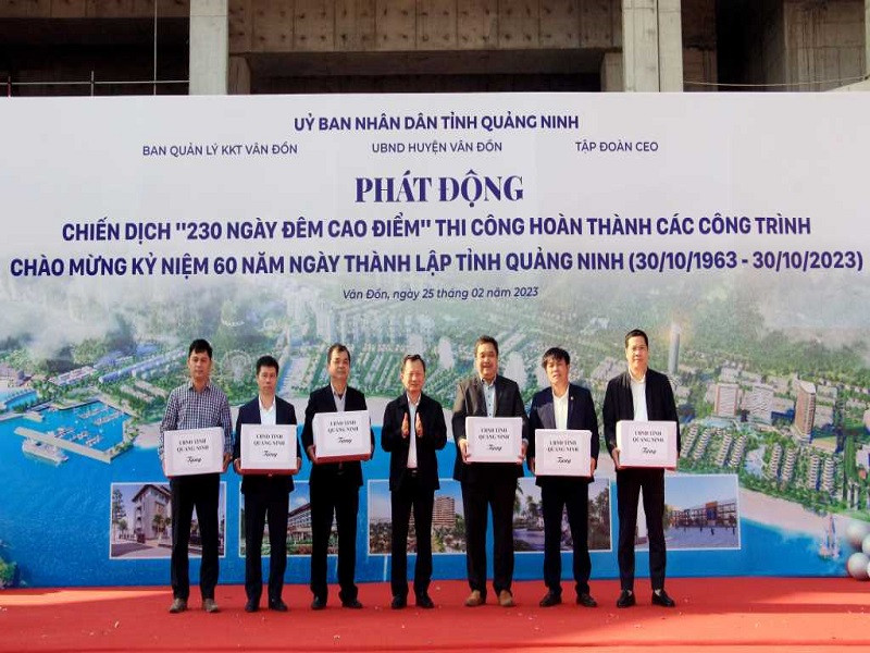 Quảng Ninh: Vân Đồn phát động 15 công trình trọng điểm hoàn thành trong 230 ngày(CTTĐTQN)