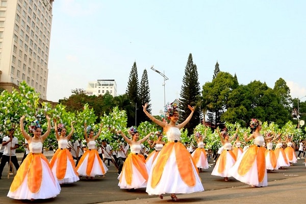 Lễ hội đường phố ở sự kiện lễ hội cà phê lần thứ 7.