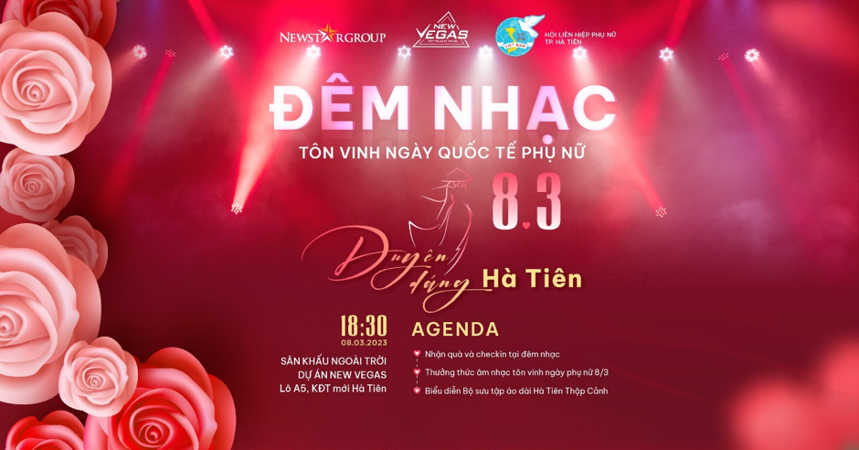 Thư mời đêm nhạc “Duyên Dáng Hà Tiên”. Ảnh NewstarGroup