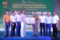 Giải Golf Doanh nhân trẻ toàn quốc năm 2021 vận động được 4 tỷ đồng gây quỹ ủng hộ công tác xã hội