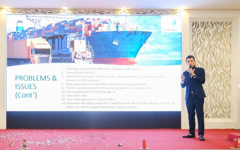 Ông Phạm Quang Anh Kha, Phó TGĐ Kinh doanh Logiinds 
