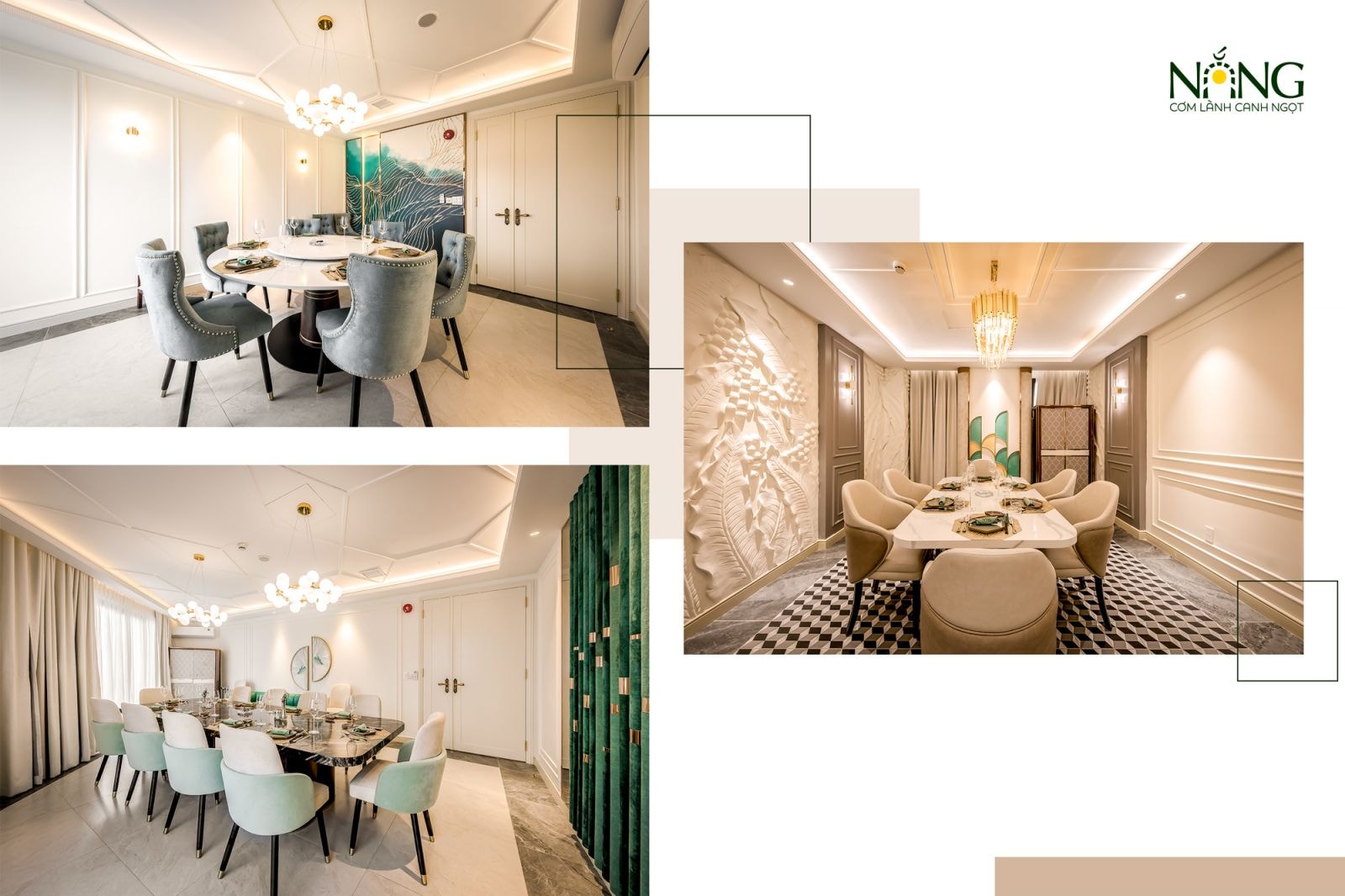 Khu vực VIP room là sự lựa chọn cho những bữa tiệc riêng tư, các cuộc họp cùng đối tác hay gia đình (Ảnh: Nhà hàng Nắng).