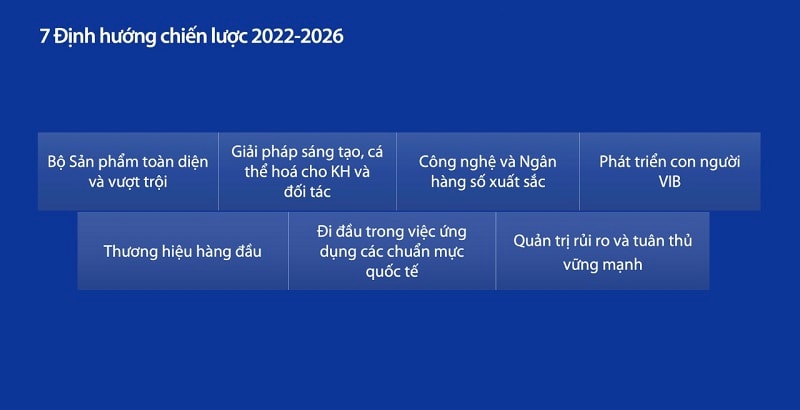 Các định hướng chiến lược của VIB