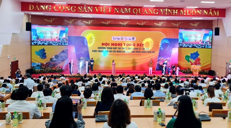 Hội nghị tổng kết Chương trình hợp tác phát triển kinh tế - xã hội giữa TP. HCM với các tỉnh vùng Đông Nam Bộ diễn ra ngày 18/3.