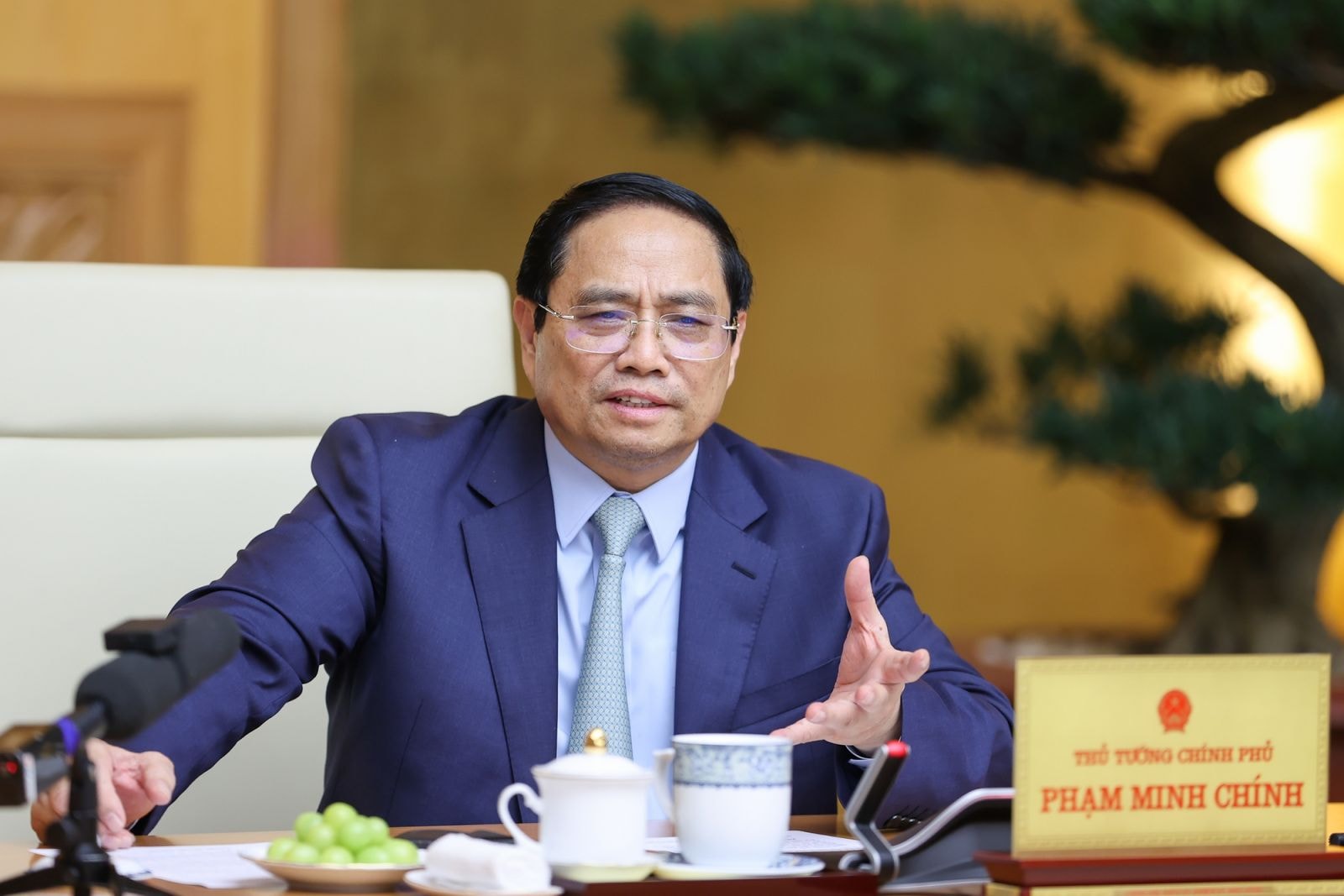 Thủ tướng đánh giá cao đóng góp thiết thực, hiệu quả của USABC và các doanh nghiệp thành viên đối với sự phát triển kinh tế của Việt Nam và quan hệ Việt Nam-Hoa Kỳ - Ảnh: VGP/Nhật Bắc