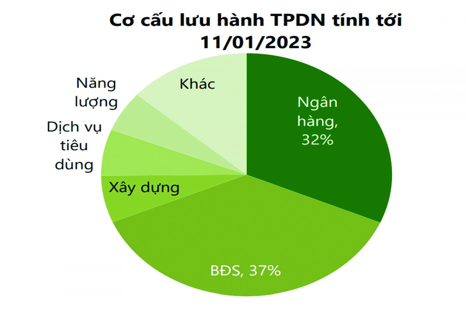 p/Ngân hàng chiếm tỷ trọng lớn thứ 2 trong cơ cấu lưu hành TPDN