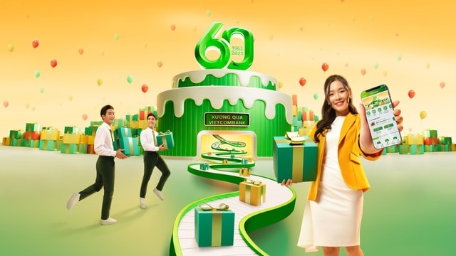 Vietcombank triển khai chương trình khuyến mại “Tuần lễ sinh nhật – Giao dịch là có quà” với hơn 120.000 quà tặng, tổng giá trị gần 12 tỷ đồng.