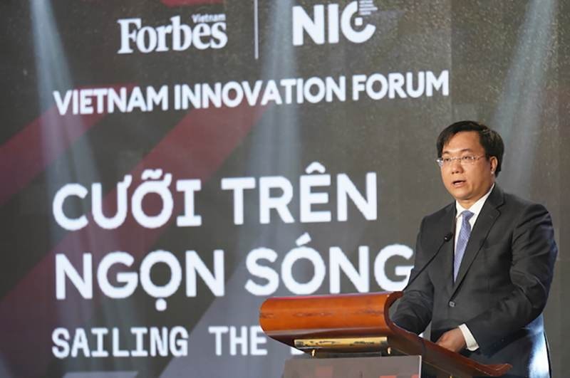 Ông Trần Duy Đông, Thứ trưởng Bộ Kế hoạch và Đầu tư tại Diễn đàn Đổi mới sáng tạo Việt Nam