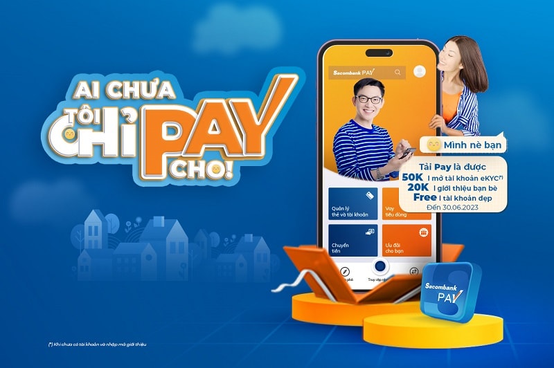 Từ nay đến hết ngày 30/06/2023, Sacombank triển khai chương trình khuyến mãi “Pay cùng nhau – Say ngàn deal” 