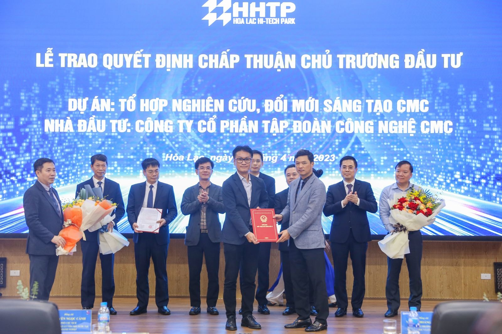 Tập đoàn Công nghệ CMC nhận quyết định chấp thuận chủ trương đầu tư cho Tổ hợp nghiên cứu, đổi mới sáng tọa CMC Creative Space Hòa Lạc