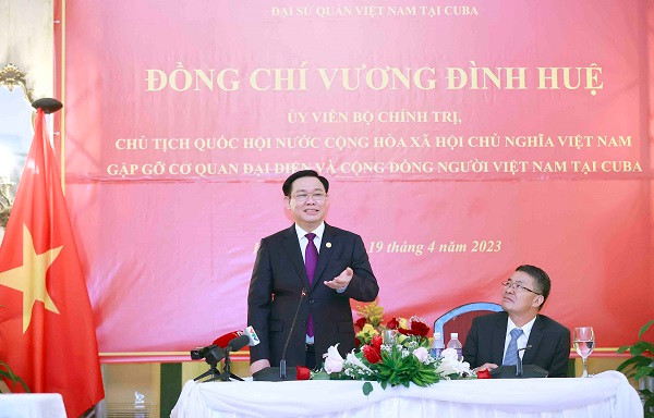 Chủ tịch Quốc hội Vương Đình Huệ. Ảnh: Doãn Tấn