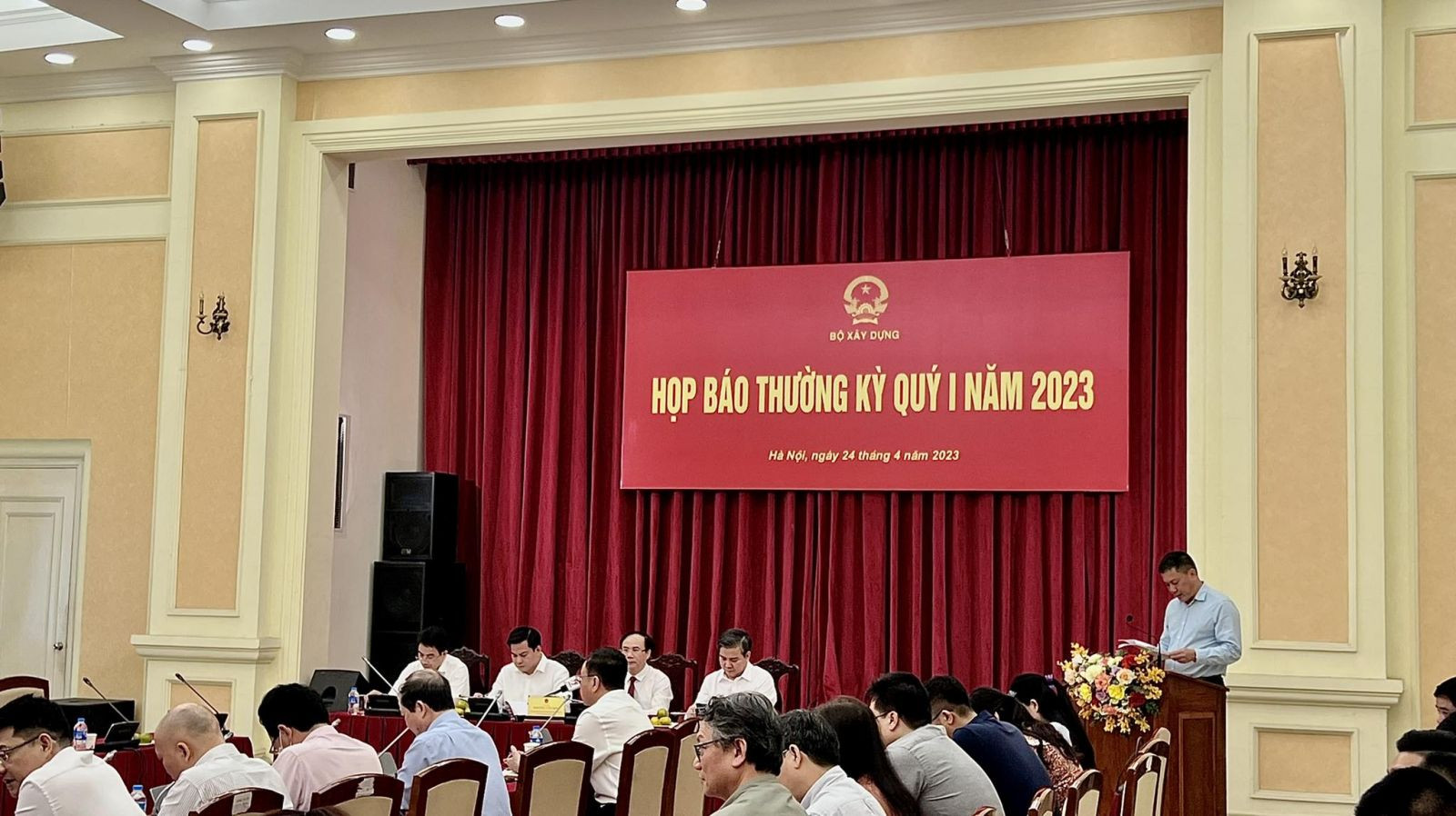 Họp báo thường kỳ quý 1/2023 của Bộ Xây Dựng 