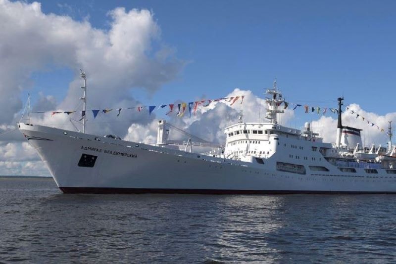 Tàu Admiral Vladimirsky của Nga được cho là thực hiện nhiệm vụ do thám vùng biển ở Bắc Âu