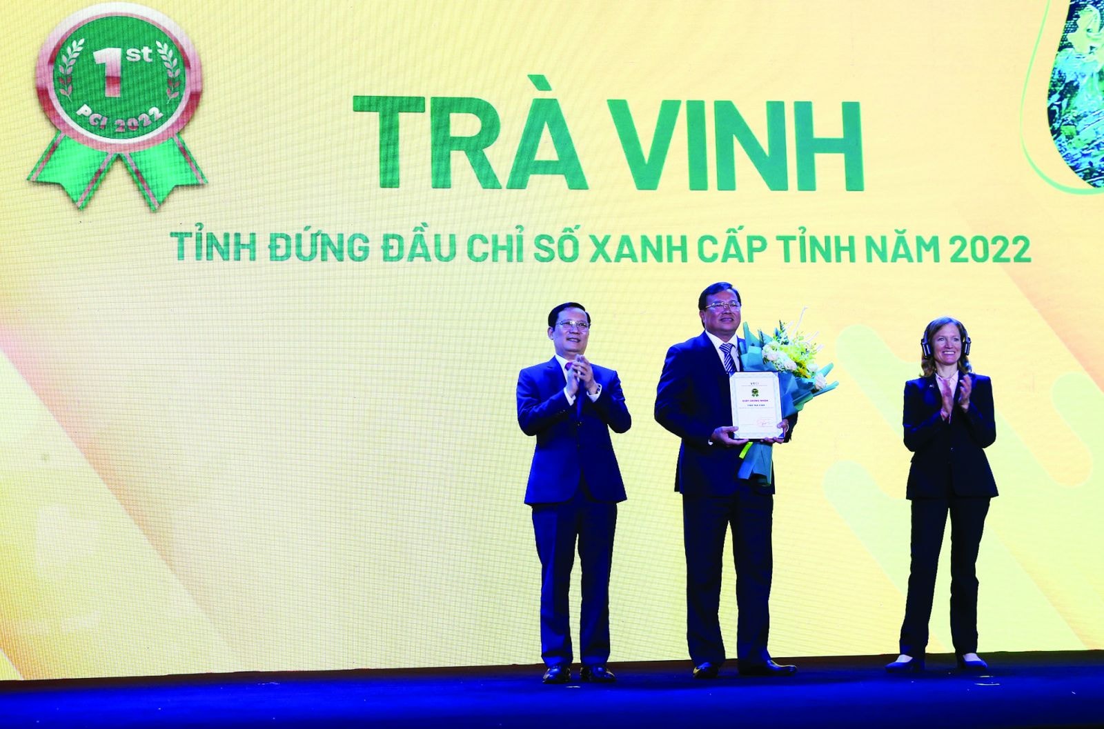  Trà Vinh là địa phương đứng đầu trong Chỉ số Xanh cấp tỉnh (PGI)