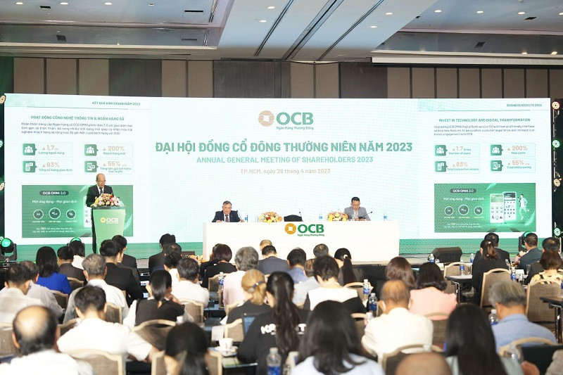 OCB tiến hành ĐHĐCĐ thường niên 2023 tại TP HCM