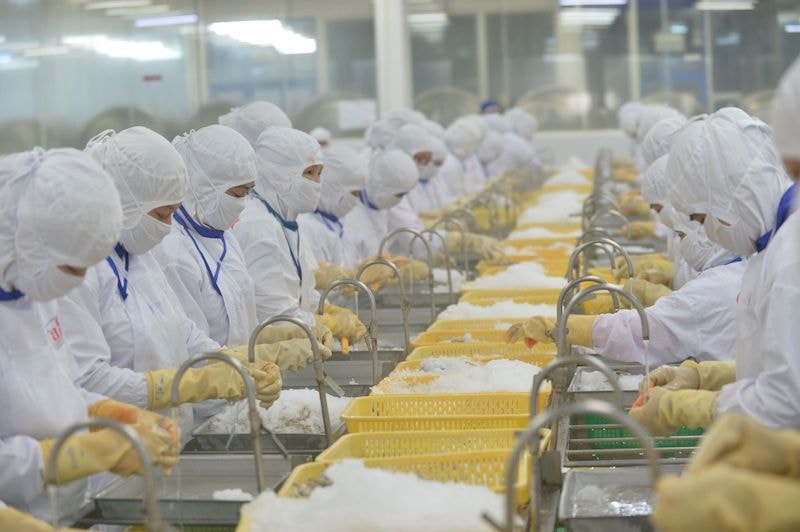  các mặt hàng thủy sản, lâm sản đều giảm, cụ thể, thủy sản đạt 800 triệu USD, giảm 28,6%