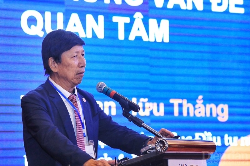 Ông Phan Hữu Thắng - nguyên Cục trưởng Cục đầu tư nước ngoài, Bộ Kế hoạch và Đầu tư thông tin tại sự kiện