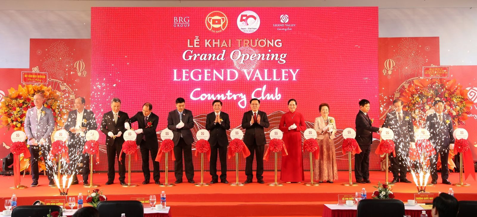 Lễ cắt băng khánh thành Khu phức hợp Thể thao Legend Valley Country Club