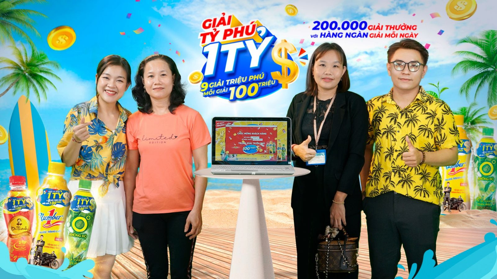 Buổi livestream quay số tìm chủ nhân 3 giải triệu phú 100 triệu đồng có sự tham gia của đại diện sở Công thương tỉnh Bình Dương và người tiêu dùng.