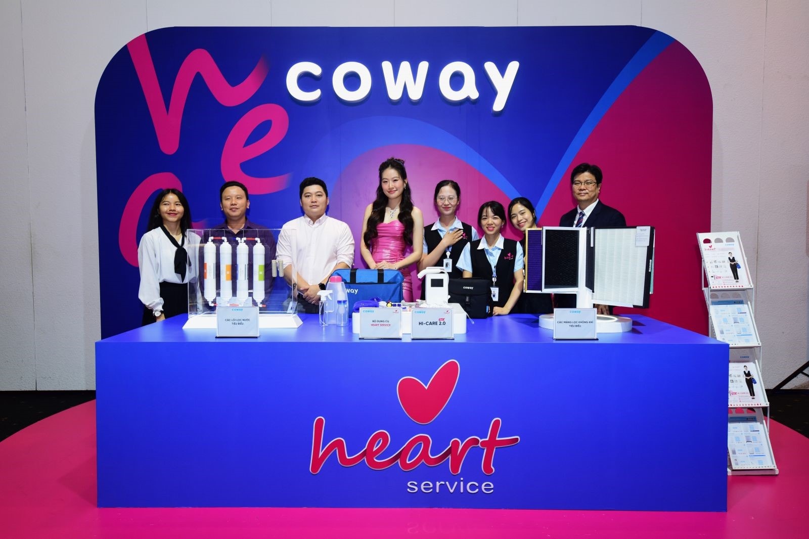 Tổng quan sự kiện công bố chiến lược mới và trải nghiệm dịch vụ Heart Service của Coway Vina