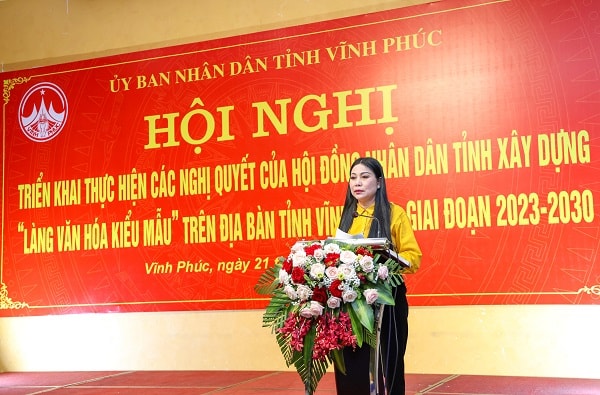 Bí thư Tỉnh ủy Vĩnh Phúc Hoàng Thị Thúy Lan. Nguồn ảnh: UBND tỉnh Vĩnh Phúc