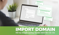 Import Domain - Bí kíp chuyển quảng cáo tìm kiếm từ Google Ads lên Cốc Cốc Ad Platform dễ dàng và nhanh chóng