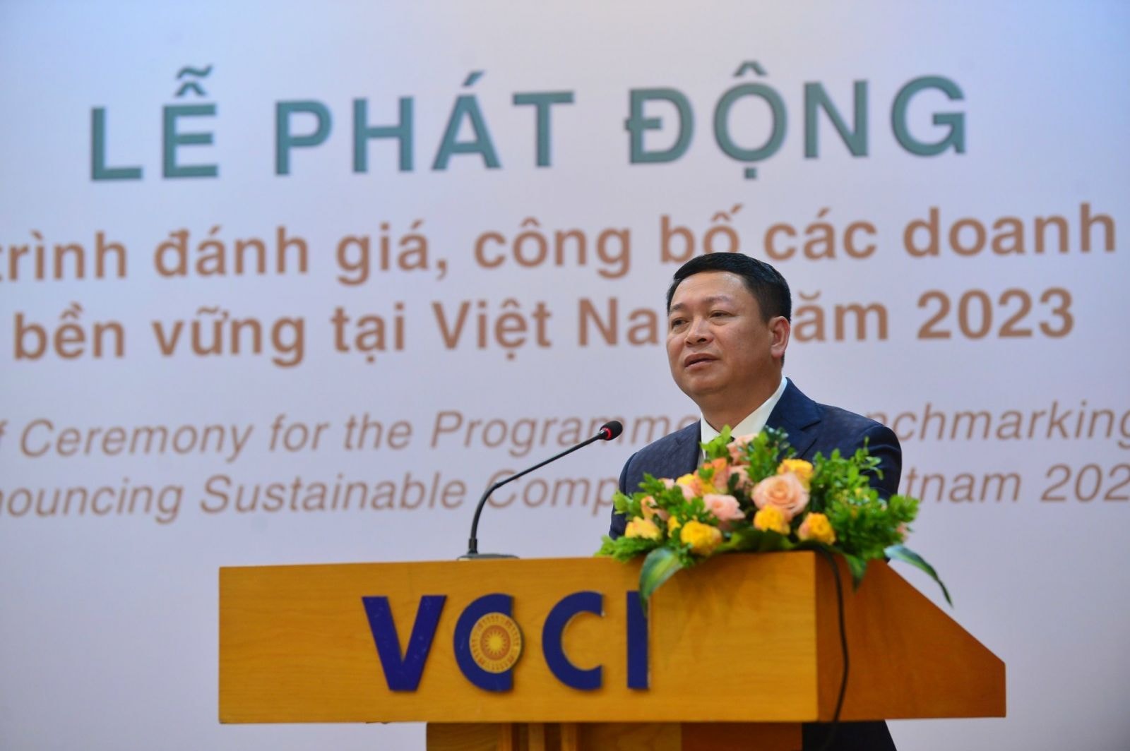 ông Nguyễn Duy Giang, Phó Tổng Giám đốc Tổng Công ty Điện lực Dầu khí Việt Nam (PV Power) đã tham gia và chia sẻ về chiến lược phát triển bền vững và kinh nghiệm áp dụng Bộ chỉ số CSI trong quản trị doanh nghiệp bền vững tại công ty.