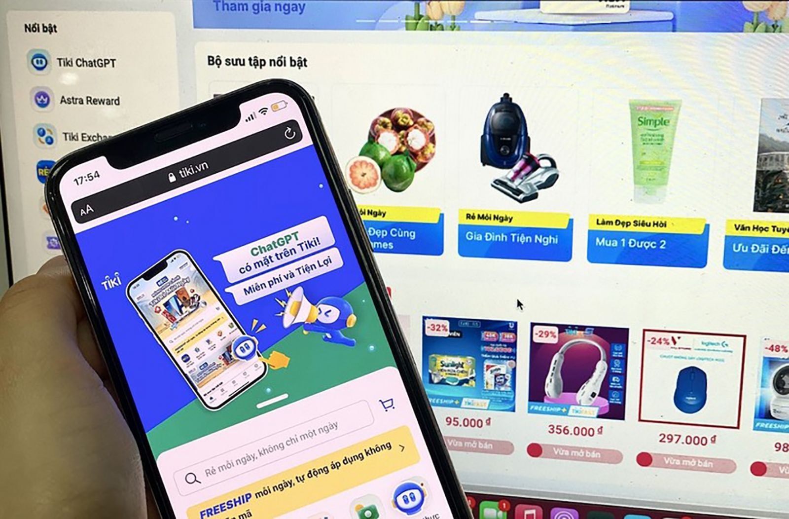  Tiki bất ngờ đưa ra chiến lược mới khi tích hợp ChatGPT để hút người dùng.