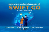 Chuyển tiền ra nước ngoài trong 4 giờ qua Swift Go tại Sacombank