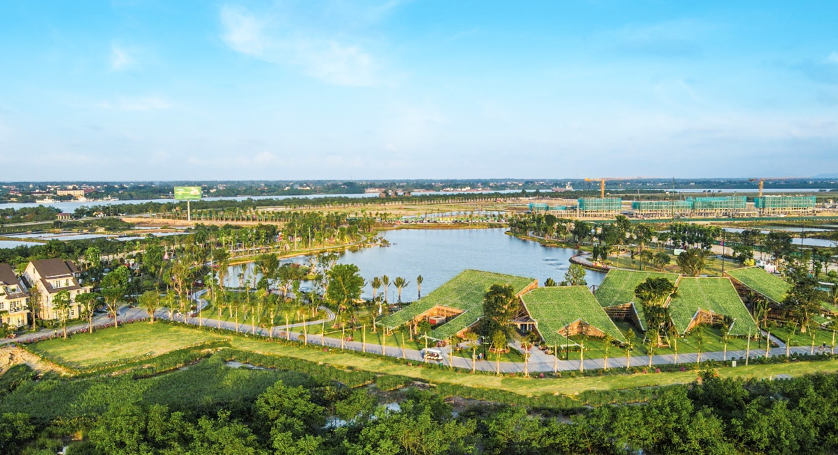 Hình ảnh thực tế tại dự án Eco Central Park của Nhà sáng lập Ecopark