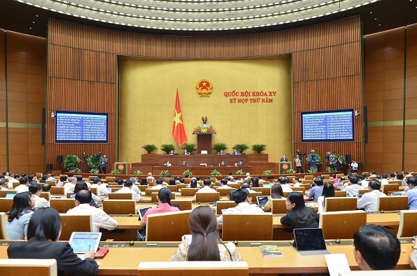Toàn cảnh phiên chất vấn và trả lời chất vấn tại Kỳ họp thứ 5, Quốc hội khóa XV. Ảnh: QH