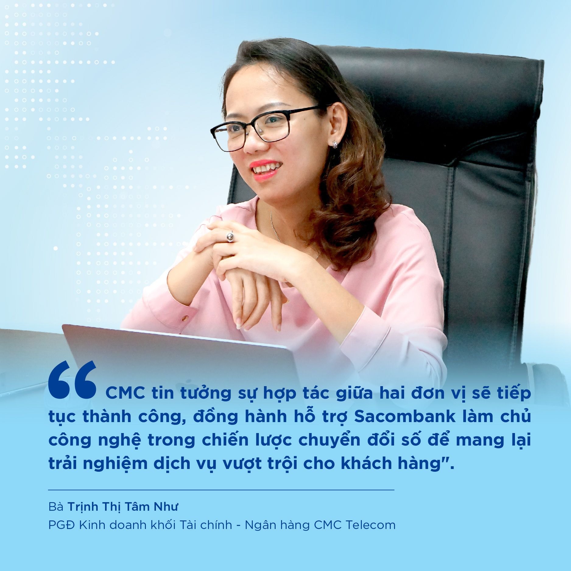 Sacombank lựa chọn DC Tân Thuận của CMC để triển khai hạ tầng trung tâm dữ liệu mới