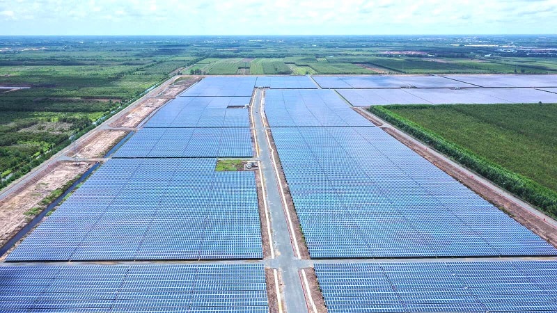 Nhà máy BCG Long An 2 công suất 100,5 MW của Công ty Cổ phần GAIA có tổng mức đầu tư 96,1 triệu USD. Ảnh: BCG