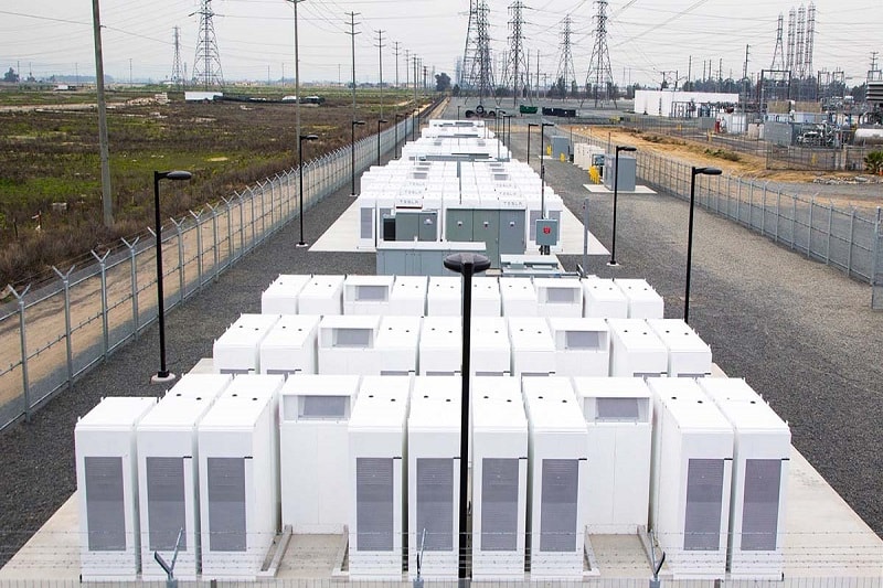 80MW được xây dựng từ các khối pin Lithium-ion Tesla Powerpack 2 thương mại, tại California (Ảnh: Tesla)