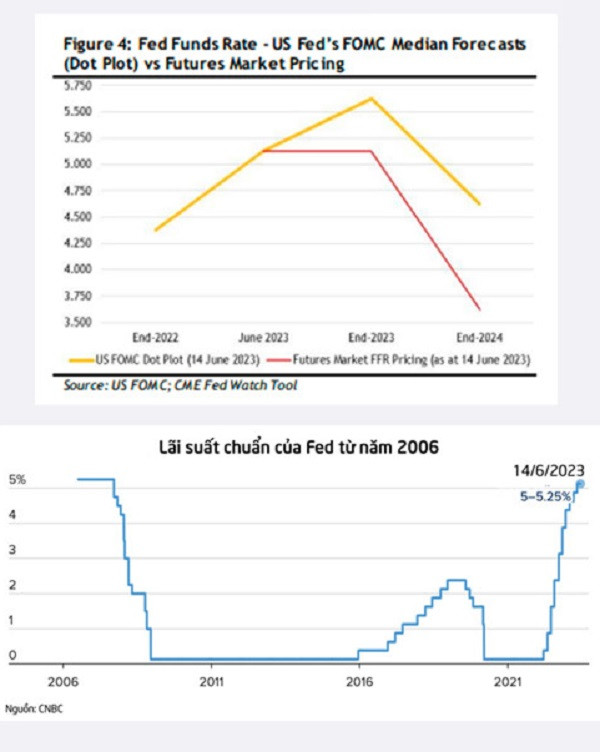 Biểu đồ Fed dot plot vẫn 