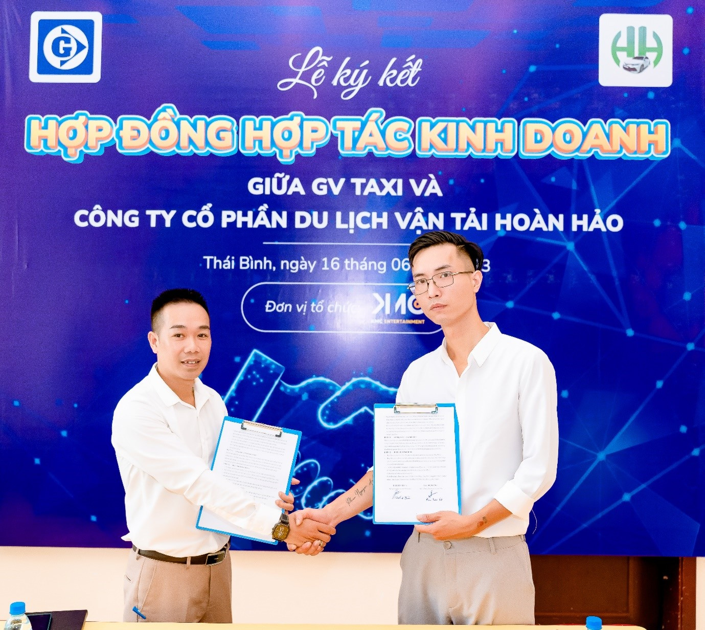 Ký kết hợp tác giữa GV Taxi và Hoàn Hảo là bước ngoặt trong thị trường đặt xe taxi