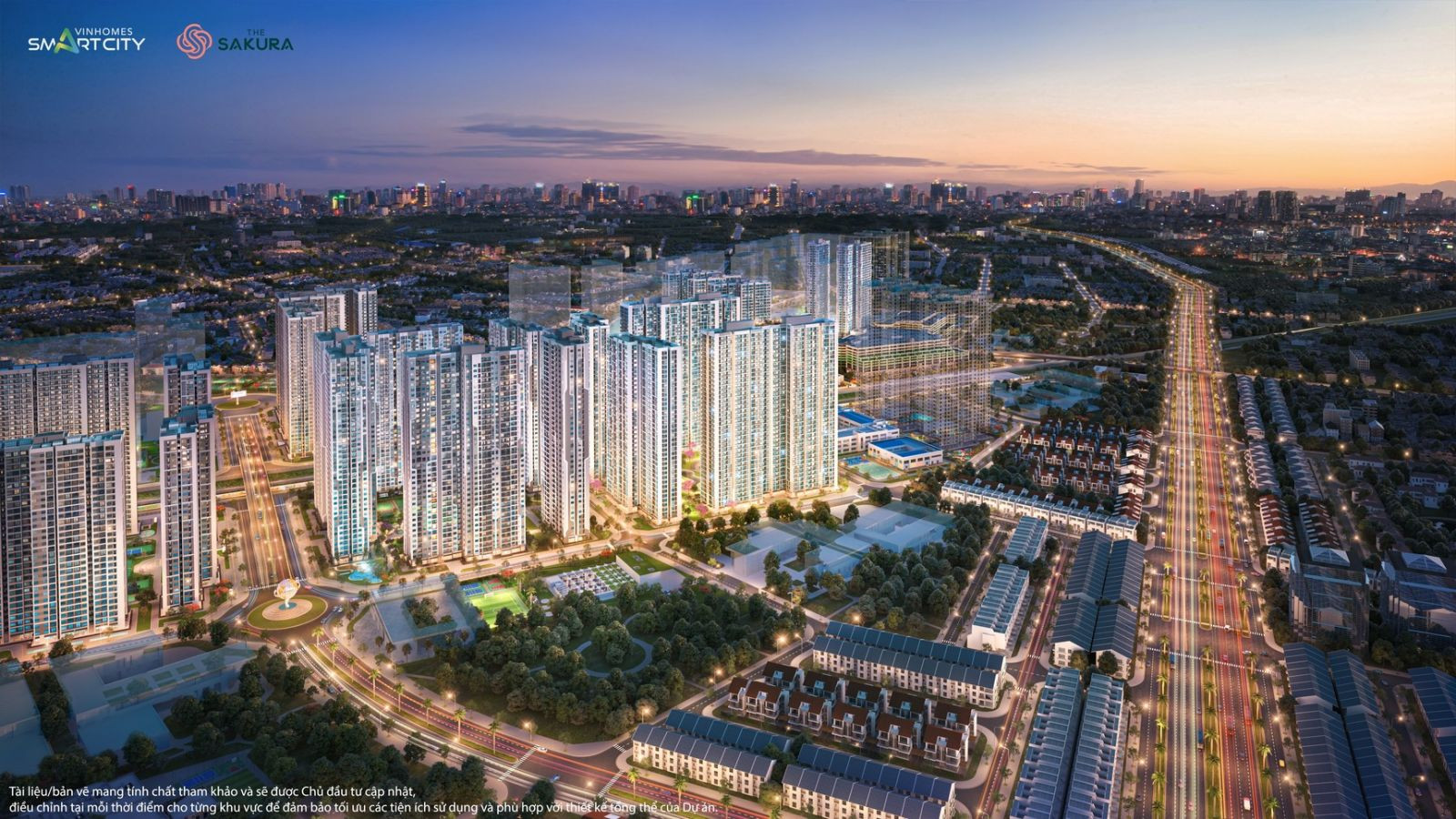 Phân khu The Sakura hưởng trọn vẹn vị trí đắc địa của Vinhomes Smart City mở ra tiềm năng tăng giá chắn chắn