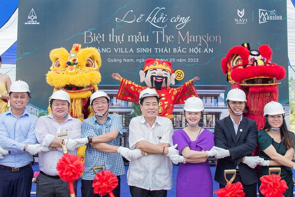 Biệt thự mẫu dự án The Mansion Hội An chính thức khởi công.