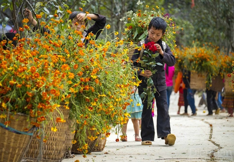 Khung cảnh bình dị tại Hà Giang (Ảnh: Nguyễn Hồng Phong)