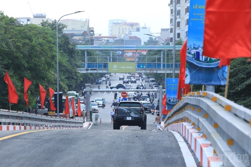 Dự án sau khi hoàn thành nhằm giải quyết tình trạng ùn tắc giao thông tại ngã tư Chùa Bộc - Phạm Ngọc Thạch. 