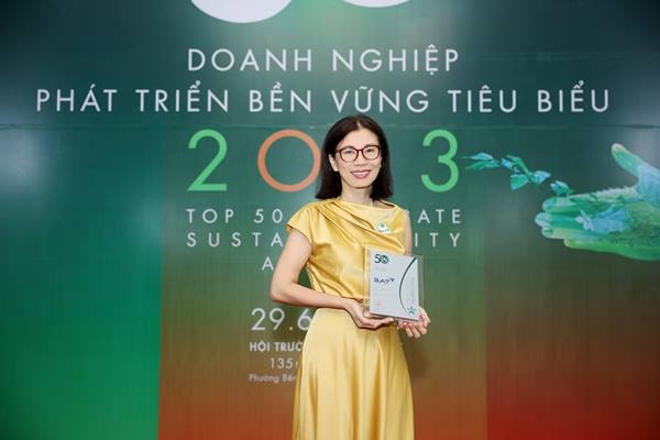 Chiến thắng giải trong hạng mục “Tiên phong trong giảm rác thải - Pioneer in waste reduction”