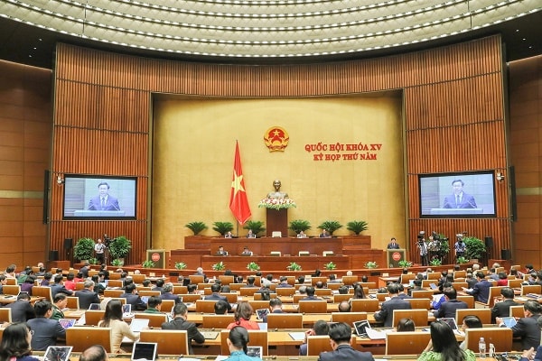 Kỳ họp thứ 5, Quốc hội khóa XV. Ảnh: QH