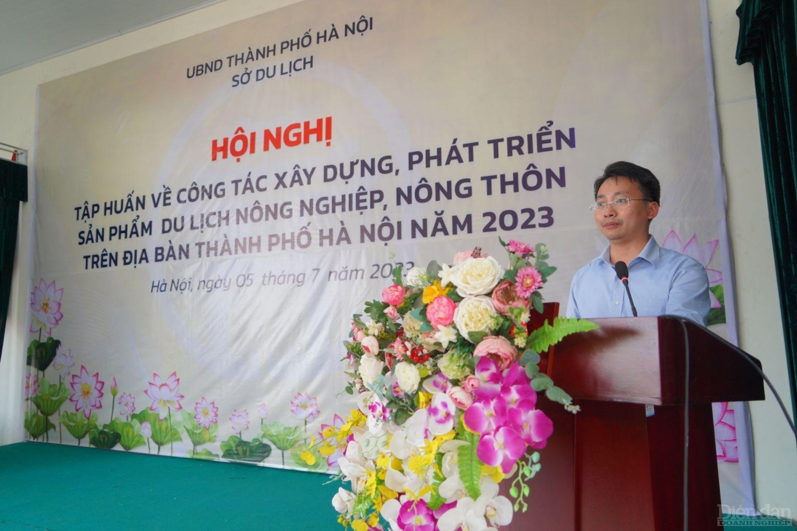 Ông Trần Trung Hiếu, Phó Giám đốc Sở Du lịch Hà Nội.