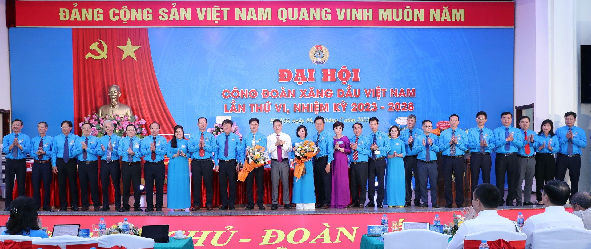 BCH nhiệm kỳ 2023-2028 ra mắt Đại hội