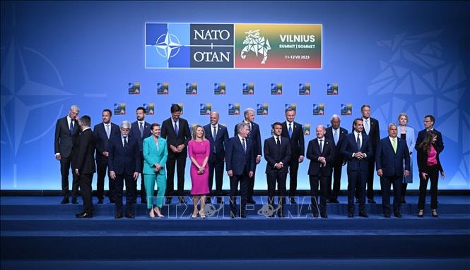 Các nhà lãnh đạo tại Hội nghị Thượng đỉnh NATO 2023