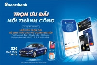 Sacombank ưu đãi lên đến 80 tỷ đồng cho khách hàng doanh nghiệp