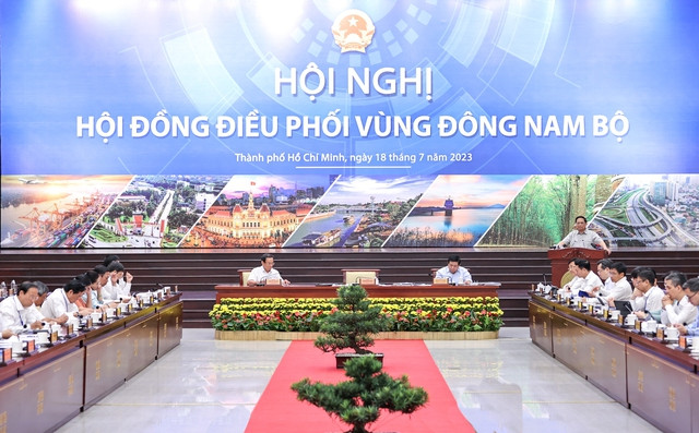 Hội nghị Hội đồng điều phối vùng Đông Nam Bộ - Ảnh: 