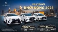 Chào năm 2023 với khuyến mãi cho 3 dòng xe chiến lược của Toyota