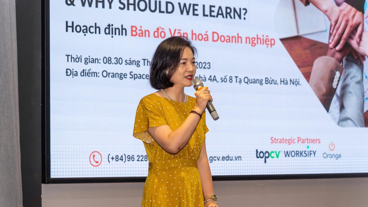 Bà Đỗ Thanh Tâm - Giám đốc điều hành Tổ chức đào tạo Growth Catalyst Vietnam GCV